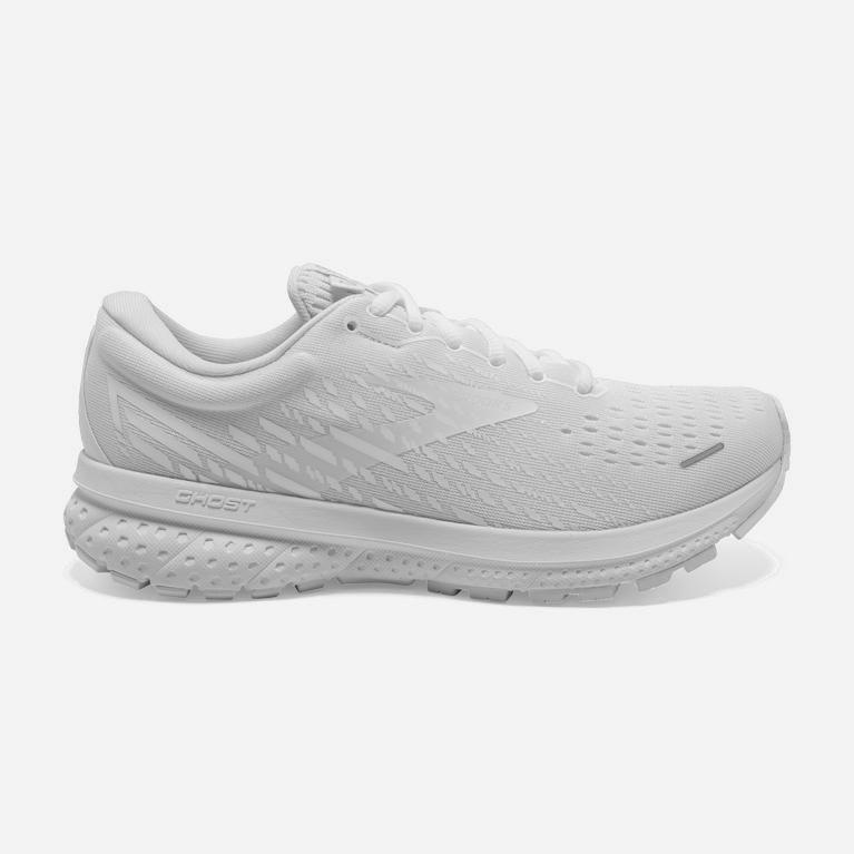 Brooks Ghost 13 Womens Road Running Shoes - White/White - Philippines (619458FZH)